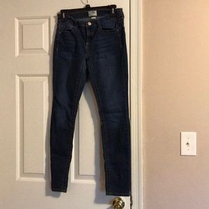 Dark stretchy skinny jeans